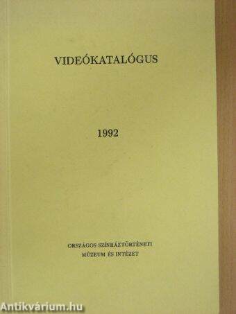 Videókatalógus 1992