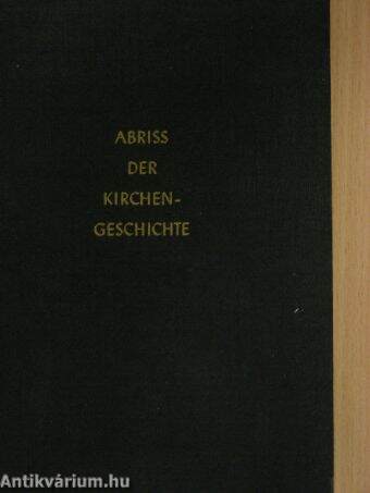 Abriss der kirchengeschichte