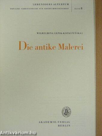 Die antike Malerei