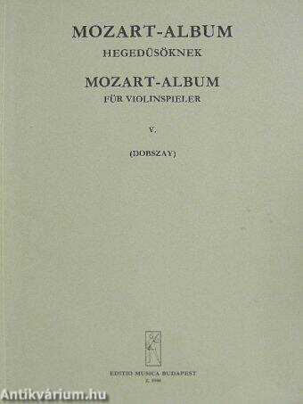 Mozart-album hegedűsöknek V.