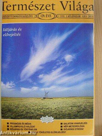 Természet Világa 1998. Különszám I-III./A Természet Világa pótfüzete 1998. szeptember/Ezredforduló 1997/3./Ezredforduló 1998/3-6.