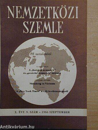 Nemzetközi Szemle 1966. szeptember