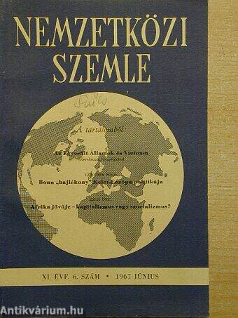 Nemzetközi Szemle 1967. június