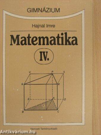 Matematika IV.