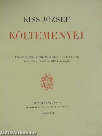 Kiss József költeményei