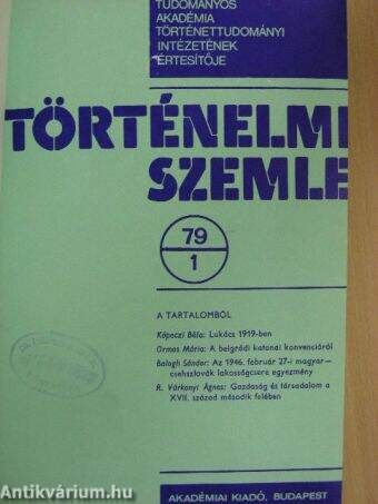 Történelmi Szemle 1979/1-4.