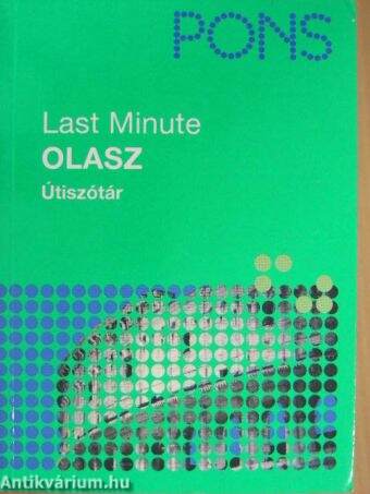 Last Minute olasz útiszótár