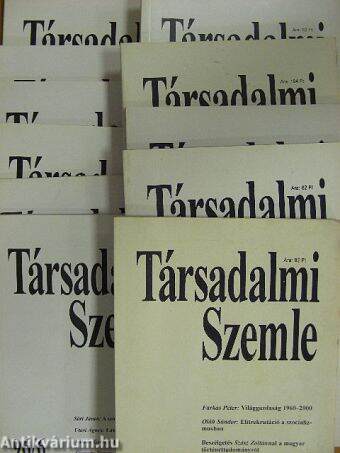 Társadalmi Szemle 1996. január-december