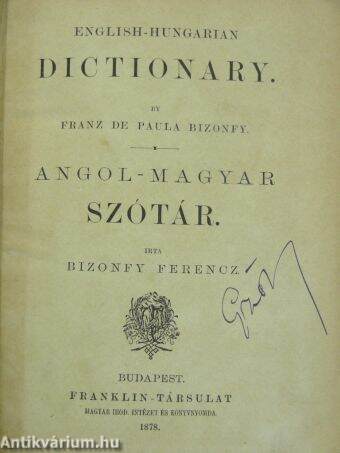 English-Hungarian Dictionary