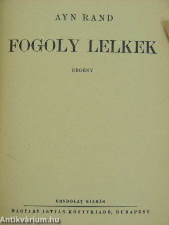 Fogoly lelkek