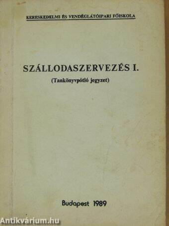 Szállodaszervezés I.