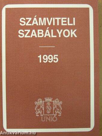 Számviteli szabályok 1995.