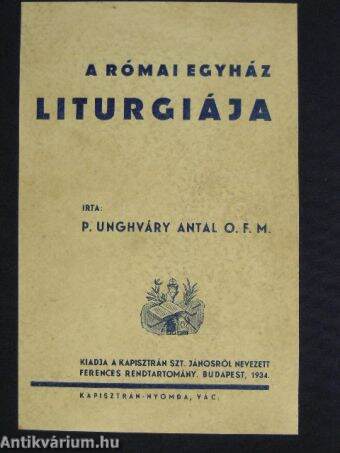 A római egyház liturgiája