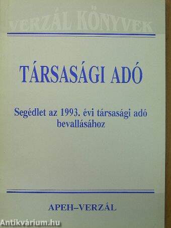 Társasági adó