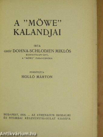 A "Möwe" kalandjai