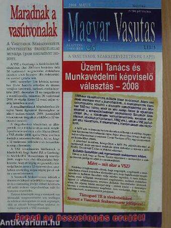 Magyar Vasutas 2008. május