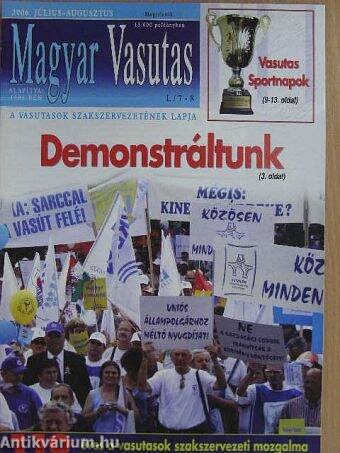 Magyar Vasutas 2006. július-augusztus