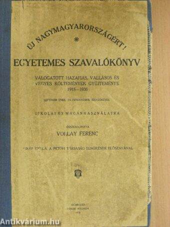 Egyetemes szavalókönyv (Hiányzik a 377-378. oldal)