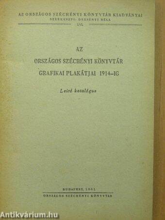 Az Országos Széchényi Könyvtár grafikai plakátjai 1914-ig