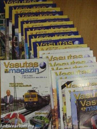 Vasutas Magazin 2004., 2006. (vegyes számok) (26 db)