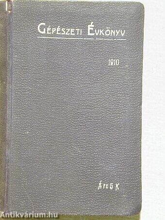 Gépészeti Évkönyv 1910.