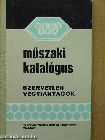 Szervetlen vegyianyagok