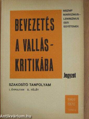 Bevezetés a valláskritikába