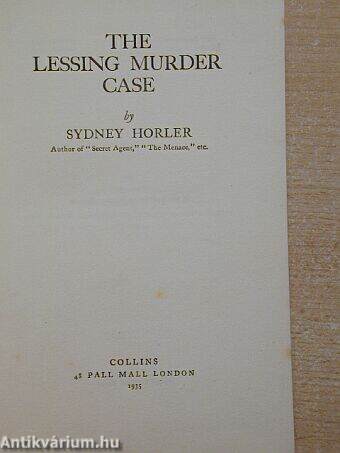The Lessing Murder Case
