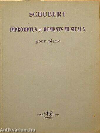 Impromptus et moments musicaux pour piano