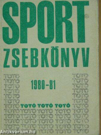 Sportzsebkönyv 1980-81.