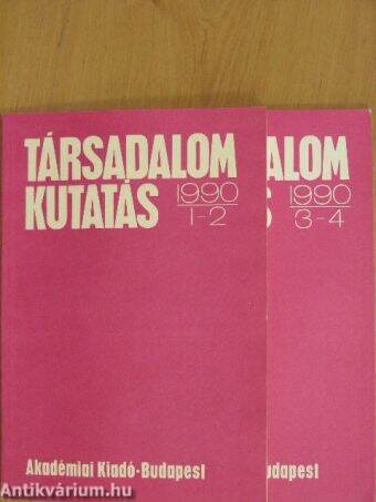 Társadalomkutatás 1990/1-4.