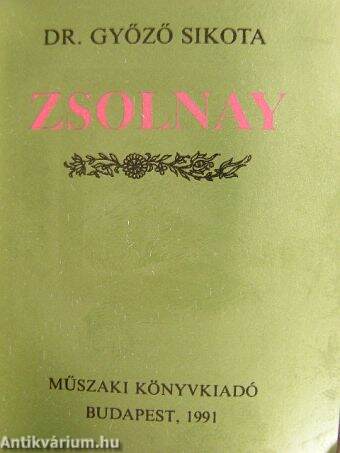 Zsolnay (minikönyv)