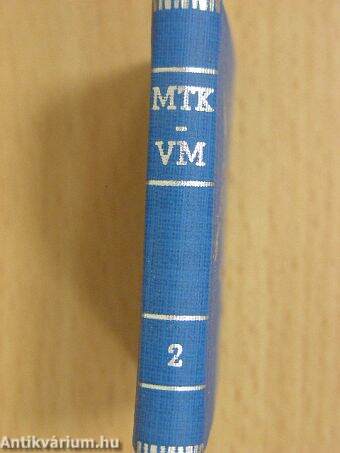 Az MTK-VM vívó szakosztályainak története (minikönyv) (számozott)