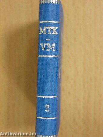 Az MTK-VM vívó szakosztályainak története (minikönyv) (számozott)