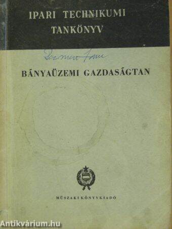 Bányaüzemi gazdaságtan