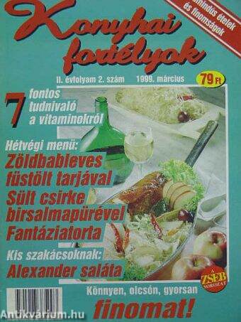 Konyhai fortélyok 1999. március