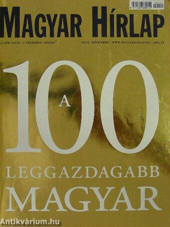 A 100 leggazdagabb magyar