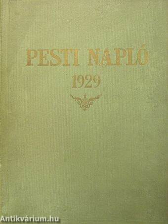 Pesti Napló Képes Műmelléklet 1929. január-december
