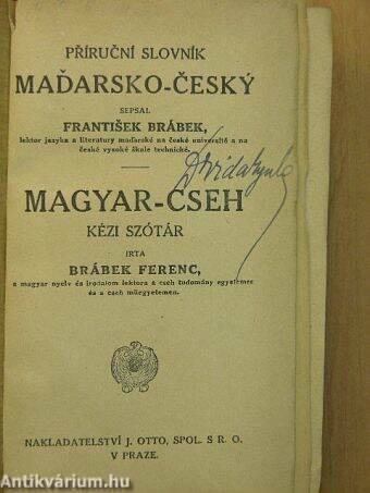 Magyar-cseh kézi szótár