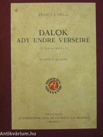 Dalok Ady Endre verseire