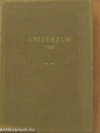 Univerzum 1966/1-6. (fél évfolyam)