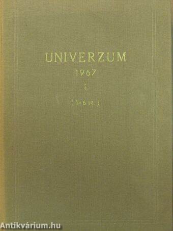 Univerzum 1967/1-6. (fél évfolyam)