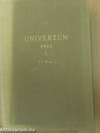 Univerzum 1965/1-6. (fél évfolyam)