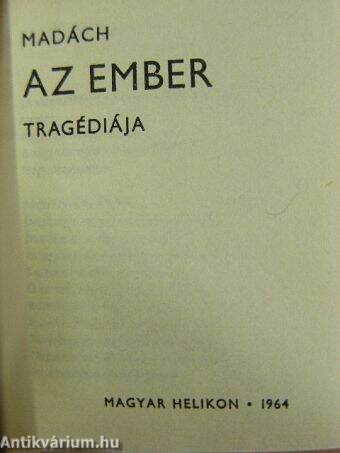 Az ember tragédiája (minikönyv)