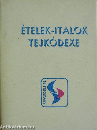 Ételek-italok tejkódexe (minikönyv)