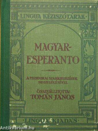 Az eszperantó világnyelv teljes kéziszótára II.