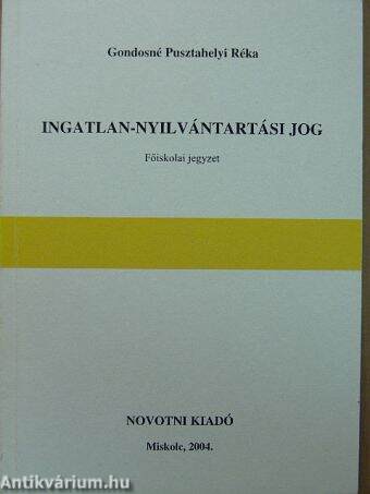 Ingatlan-nyilvántartási jog