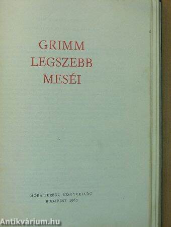 Grimm legszebb meséi