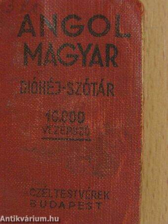 Angol-magyar dióhéj-szótár (minikönyv)