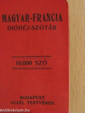 Magyar-francia dióhéj-szótár (minikönyv)